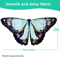 Adult Butterfly Wings Cape Set for Performance, Belly Dance, and Cosplay
