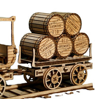Adult 3D Wooden Puzzle - Wine Transport Truck Model Kit