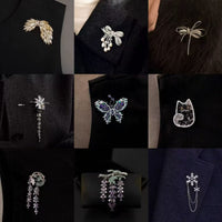 Elegant Butterfly Brooch Pin for Women, Vintage Lightweight Luxury Design