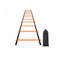 42cm Black Rope Orange Rung Agility Ladder for Soccer Footwork Training