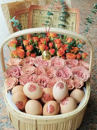 DIY Hand-Woven Basket Kit for Floral Arrangements and Fruit Display, Postpartum Gift Basket