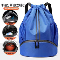 Basketball Backpack with Wet/Dry Compartment and Shoe Pouch for Sports Training
