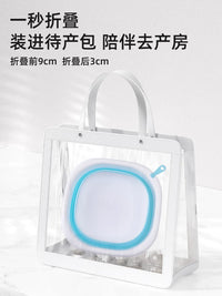 Foldable Wash Basin for Home, Travel, Dorm, Laundry, Foot Soaking - Large Portable Tub for Postpartum & Infants