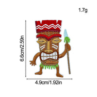 Summer Beach Theme Embroidered Patches for DIY Apparel and Bags - Aloha Surfboard Pool Party Elements