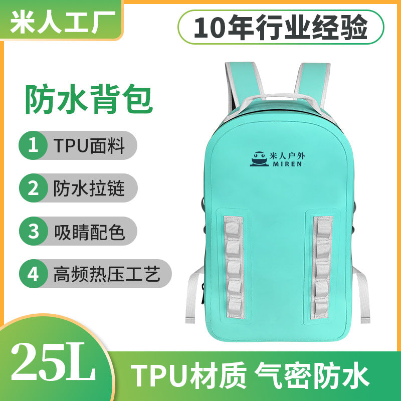 Miren Outdoor TPU Waterproof Dry Bag Backpack for Hiking Camping Swimming Beach