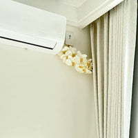 Artificial Orchid Pipe Decor for Air Conditioner, Gas, and Drain Pipes - Wall Cover Up