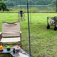 Portable Folding Aluminum Alloy Camping Lantern Stand for Outdoor Activities