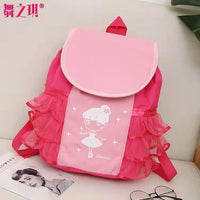 Girls' Ballet Dance Backpack with Lace Trim - Princess Style