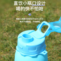 Collapsible Silicone Water Bottle for Travel, Gym, and Outdoor Activities - Food Grade Portable Hydration