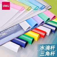 Deli Colorful Fashion Rod Clip Report Folder, Pull Rod File Folder, Document Storage Clip