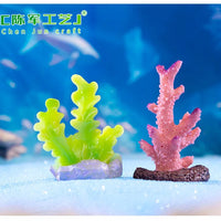 Miniature Artificial Coral Ornaments for Micro Landscape Aquarium Fish Tank Decoration
