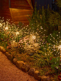 Solar Dandelion Firework Garden Stake Lights Outdoor Waterproof Landscape Decorative Lights for Yard Patio Lawn