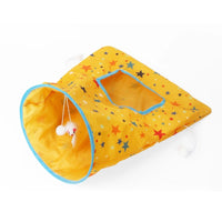Crinkle Paper Cat Tunnel Toy with Play Bag - Interactive and Durable for Cats