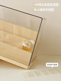 Acrylic Display Case for Blind Box Figures, Dustproof Tiered Organizer for Collectibles