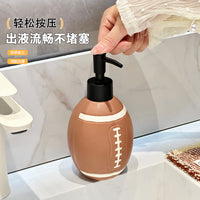 Creative Cartoon Ceramic Ball-Shaped Soap Dish / Lotion Dispenser for Bathroom