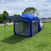 SUV Car Tail Tent Sunscreen Mosquito Net Outdoor Camping Rear Trunk Tent Quick Setup
