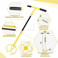 Garden Lawn Aerator Tool, Heavy-Duty Soil Loosener for Outdoor Gardening