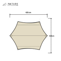 Outdoor Camping Tarp Shelter Sunshade Rainproof Canopy for Camping and Outdoor Activities