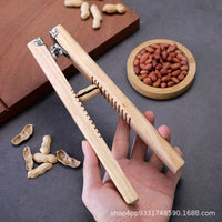 Wooden Chestnut and Peanut Sheller Tool
