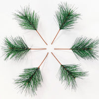 Artificial Pine Needle Christmas Garland and Tree Decor