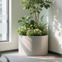 Indoor Galvanized Steel Planter Box Combination for Malls, Hotels, and Outdoor Public Spaces
