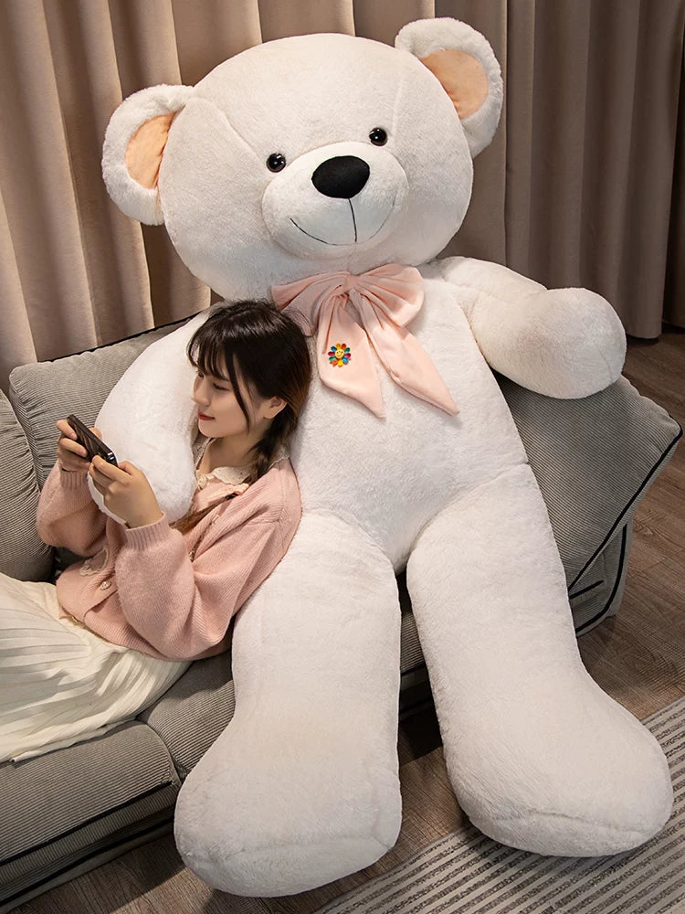 Giant Teddy Bear Plush Toy Stuffed Animal Doll for Girls, Birthday Gift
