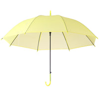 Transparent Semi-Automatic Long Handle Umbrella for Men and Women