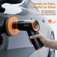 Cordless Car Polisher, Portable Electric Car Buffer Waxer for Auto Detailing, Scratch Repair, and Waxing