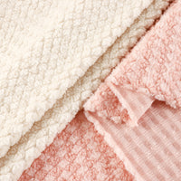 Jacquard Coral Fleece Fabric 550g for Apparel, Upholstery, and Toys