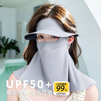 UV Protection Full Face Mask with Brim for Cycling and Outdoor Activities
