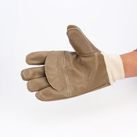 Thickened Short Cowhide Welder Gloves for High-Temperature Protection
