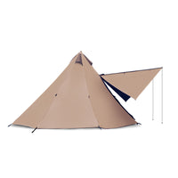 Three Little Donkeys Indian Pyramid Outdoor Camping Tent Thickened Blackout Double-Layer Rainproof Spire Tent