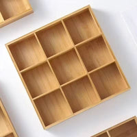 Chinese Style Wooden Divided Snack Serving Tray for Nuts and Candies