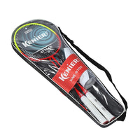 Badminton Racket Set with 5 Shuttlecocks, Durable Ultra-Lightweight Integrated Iron Rackets for Beginners, Sports Fitness