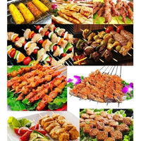 Automatic Rotating BBQ Grill, Smoke-Free Electric and Charcoal Grill for Home and Commercial Use