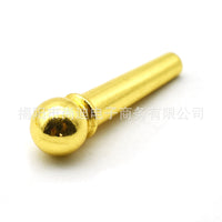Brass Bridge Pins for Acoustic Guitar - Set of 6 or Single Pin