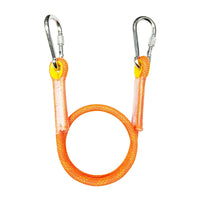 High-Altitude Safety Rope with Double Hooks for Climbing, Rescue, and Work Positioning