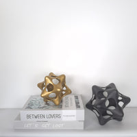 Modern Creative Metal Hollow Sphere Ornament for Home Decor