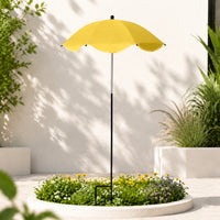 Outdoor Garden Plant Protection Umbrella with Ground Stake, Rainproof and Sunshade