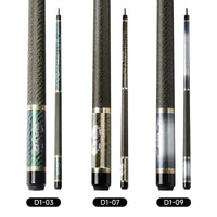Carbon Fiber Billiard Cue Stick for Pool and Snooker, High Feedback Feel, OEM Available