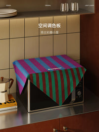 Cob Impression Vintage Microwave Oven Dust Cover for Kitchen Appliances