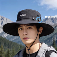 Men's UV Protection Sun Hat Wide Brim Outdoor Fishing Cap