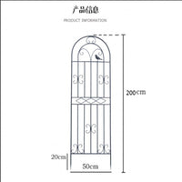 Multi-Layer Metal Garden Trellis for Climbing Plants and Flowers