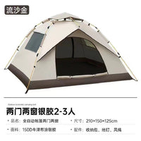 Automatic Pop-Up Camping Tent, Waterproof Sunshade Shelter for Outdoor Activities