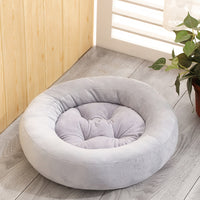Pet Bed for Small to Medium Dogs and Cats, Warm Crystal Velvet, Chew-Resistant