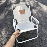Portable Kids' Folding Beach Chair with Sun Umbrella, Outdoor UV Protection for Vacation & Camping
