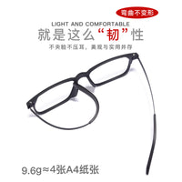 Men's Ultra-Light TR90 Square Full-Frame Myopia Glasses