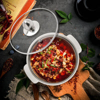Mini Individual Hot Pot Shabu Shabu Pot for Induction Cooktop