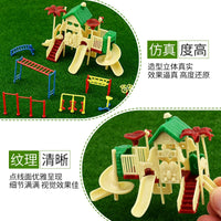 Miniature Playground Slide Model for Architectural Sand Table Micro Landscape