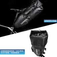 Bicycle Saddle Bag Stabilizer, Aluminum Alloy Road Bike Rear Rack Mount for Large Seatpost Bags, Prevents Sway, with Water Bottle Cage Mount